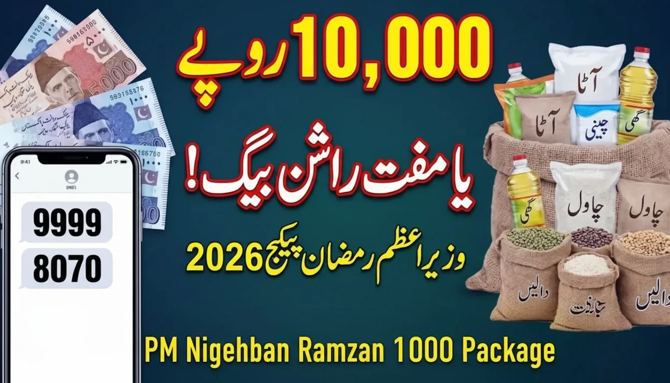 9999 PM Nigehban Ramzan 10000 Relief Package 2026