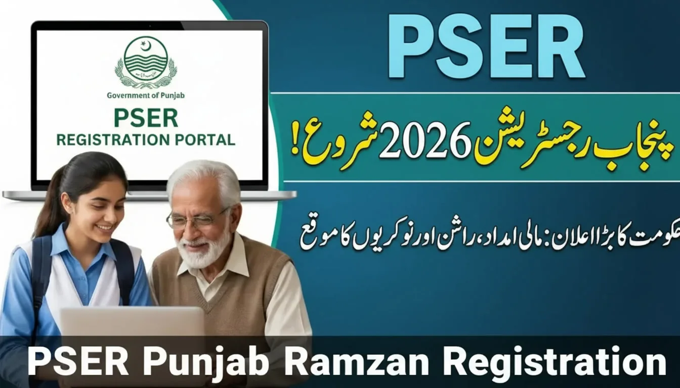 PSER Punjab Gov PK Registration 2026: Eligibility & Applying Details